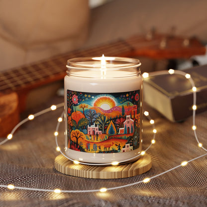 Folk Art - Scented Soy Candle, 9oz