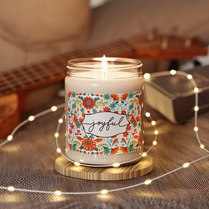 Joyful - Scented Soy Candle, 9oz