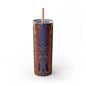 Tooled Serape - Skinny Tumbler with Straw, 20oz