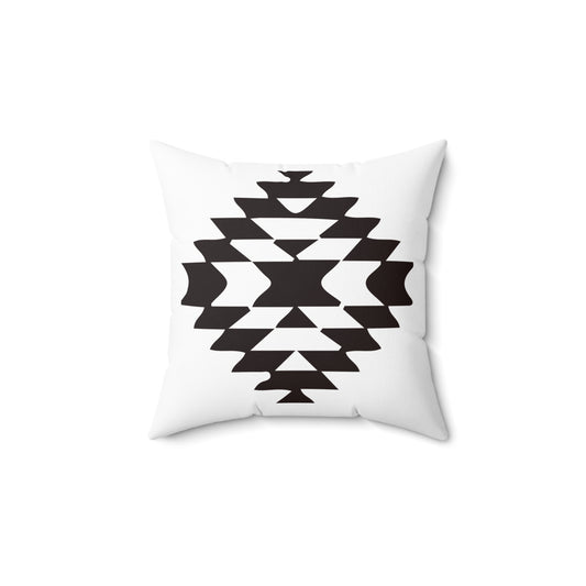 Doubletake Soft Desert Stripe Giant Aztec Reversible Pillow