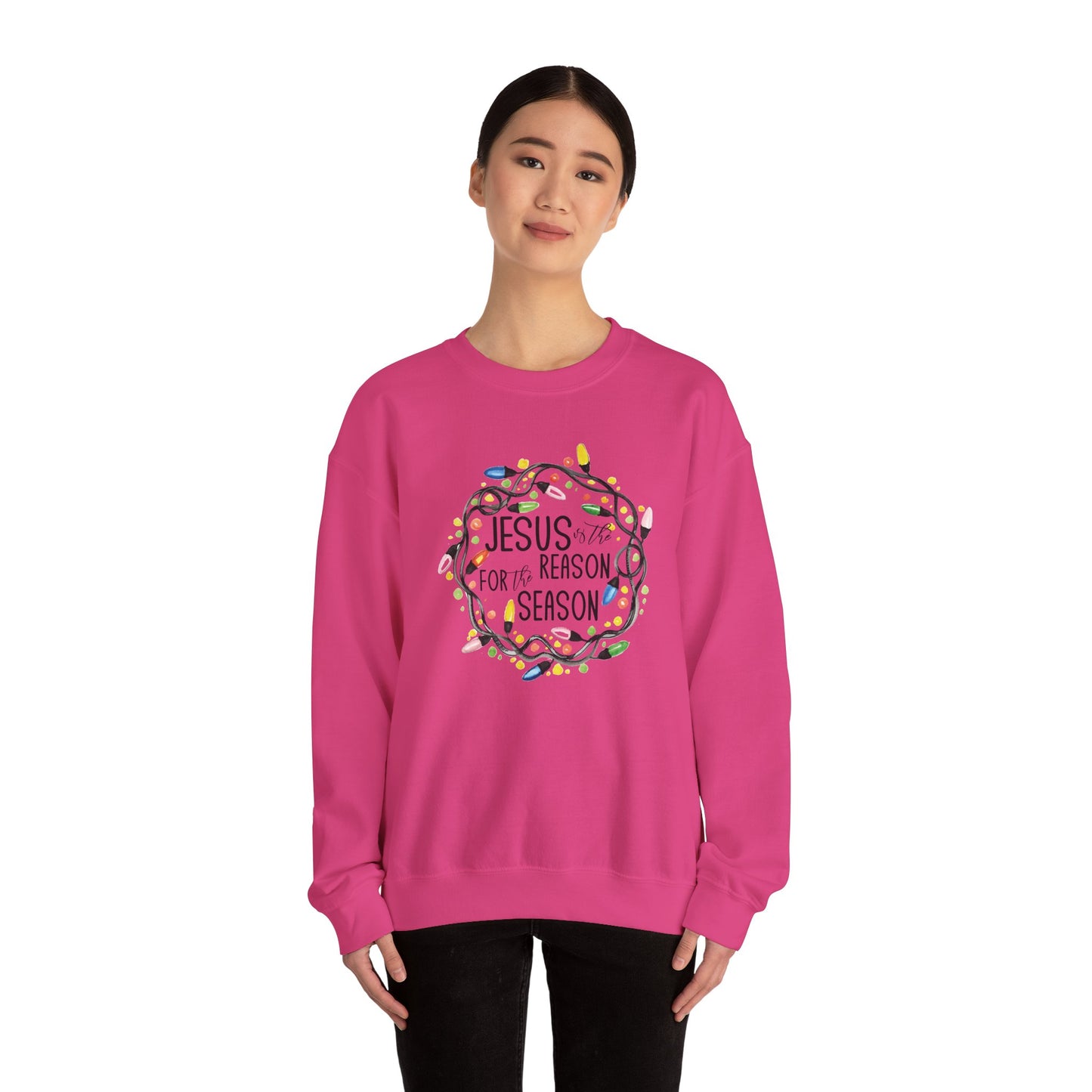 Jesus is the Reason for the Season - Christian - Unisex NuBlend® Crewneck Sweatshirt