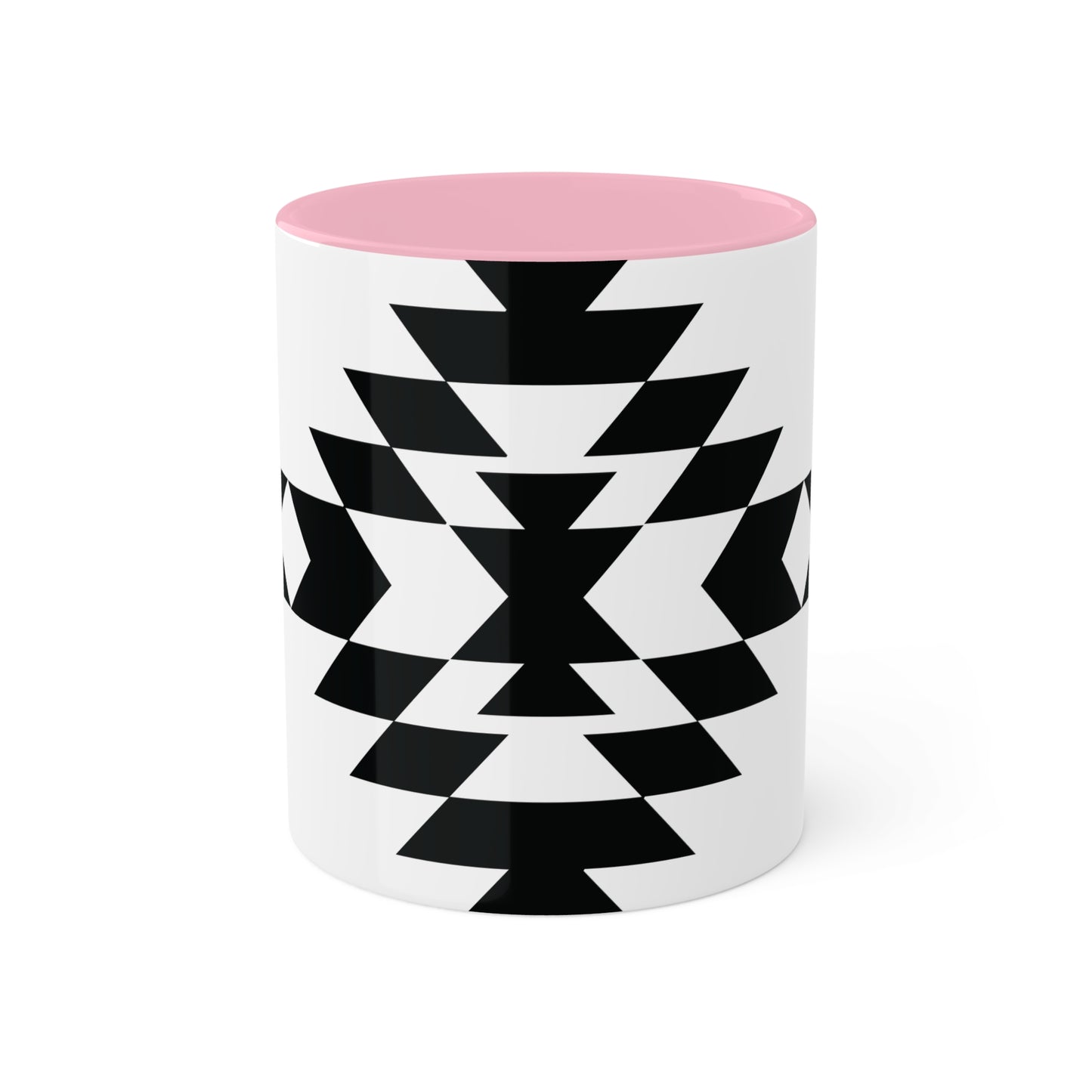 Bold Aztec Graphic Icon Colorful Ceramic Coffee Mugs, 11oz