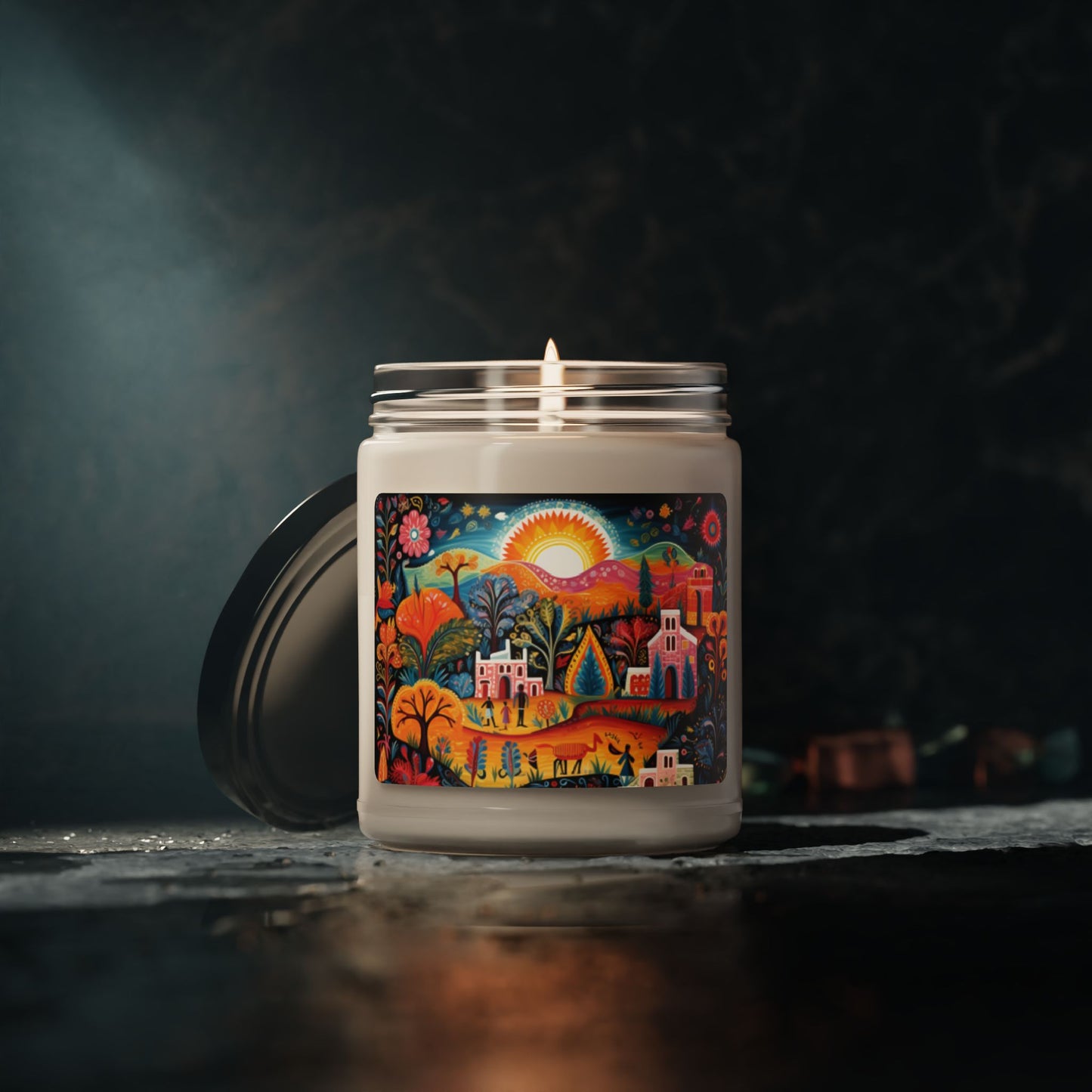 Folk Art - Scented Soy Candle, 9oz