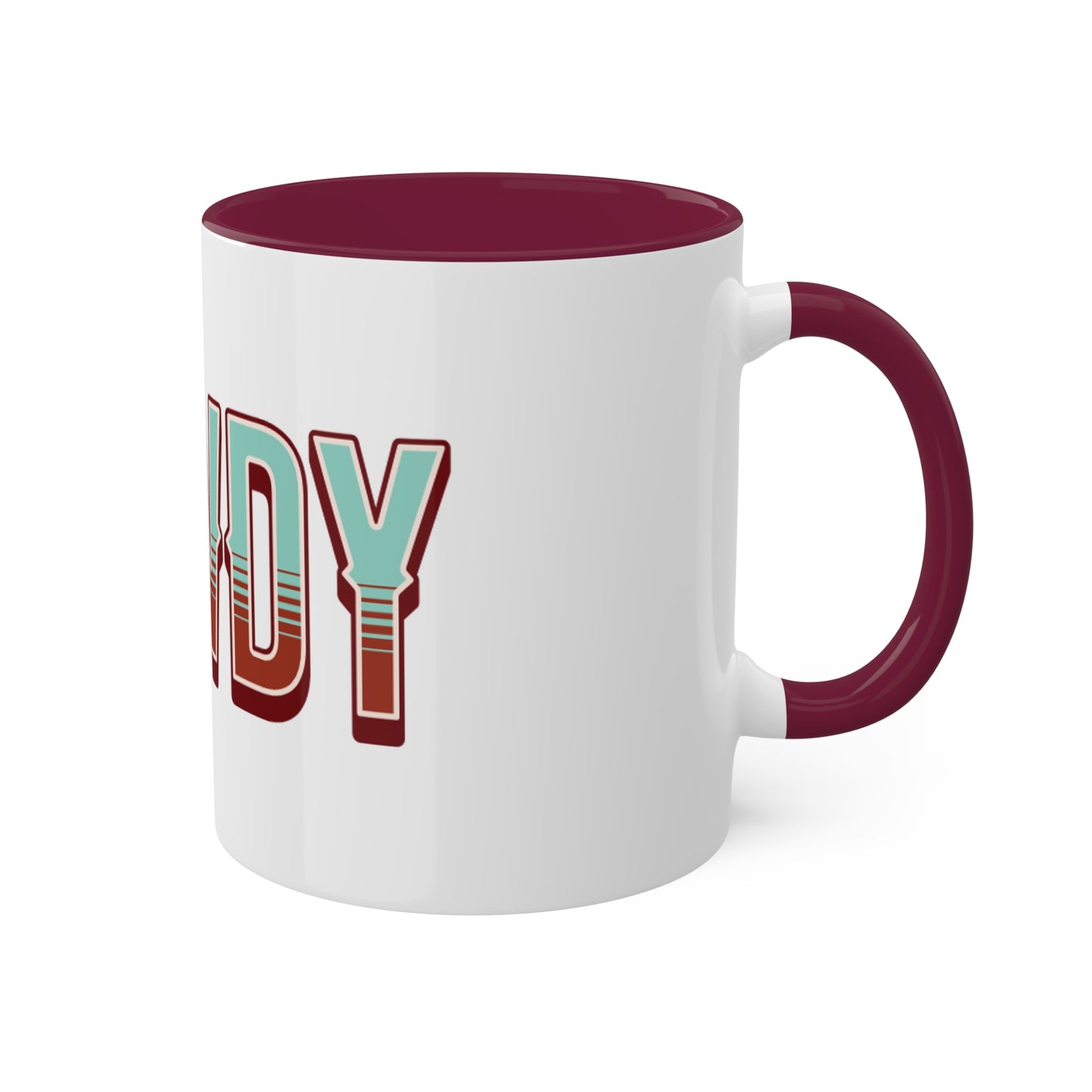 Howdy Western Font Colorful Ceramic Coffee Mugs, 11oz