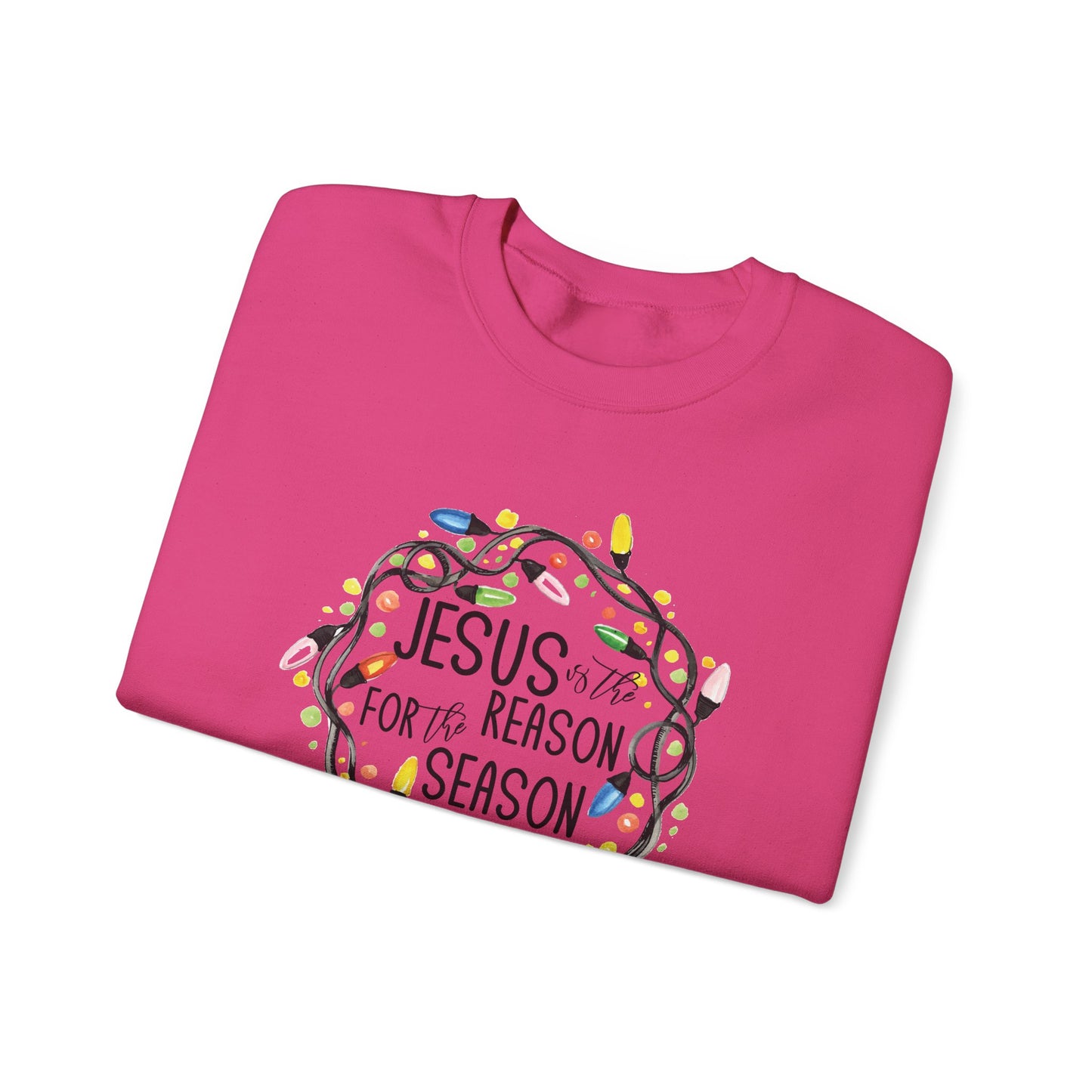 Jesus is the Reason for the Season - Christian - Unisex NuBlend® Crewneck Sweatshirt