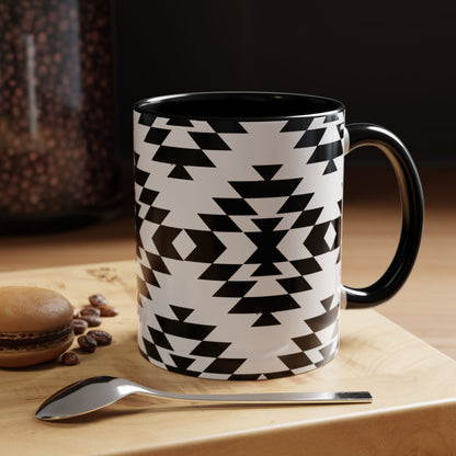 Aztec Icon - Accent Ceramic Coffee Mug, 11oz