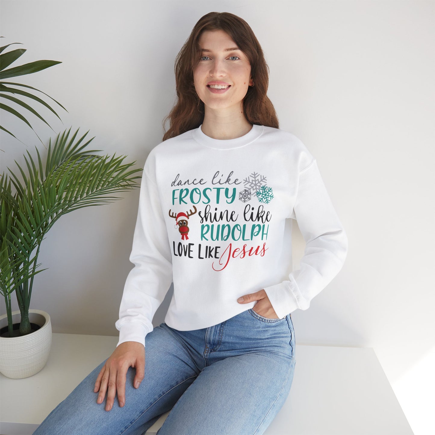 Love Like Jesus - Christian - Unisex NuBlend® Crewneck Sweatshirt