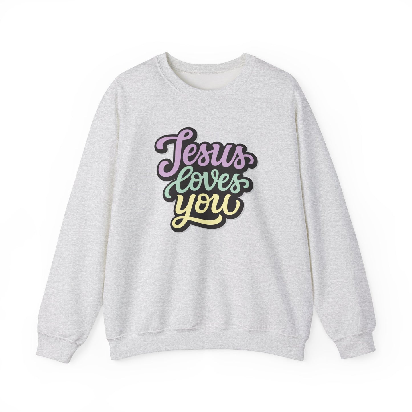 Jesus Loves You - Christian - Unisex NuBlend® Crewneck Sweatshirt