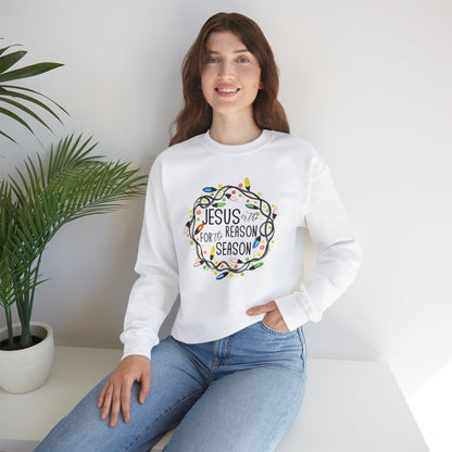 Jesus is the Reason for the Season - Christian - Unisex NuBlend® Crewneck Sweatshirt