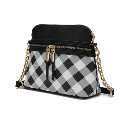 MKF Suki Checkered Crossbody Bag