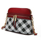 MKF Suki Checkered Crossbody Bag