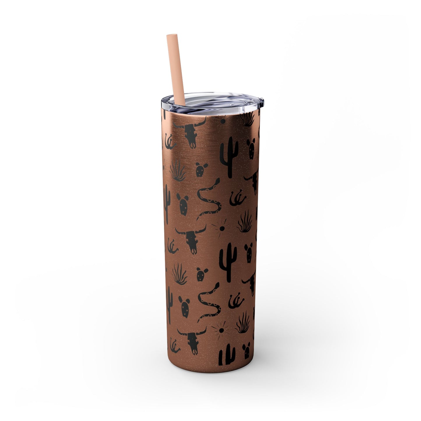 Desert Icon - Skinny Tumbler with Straw, 20oz