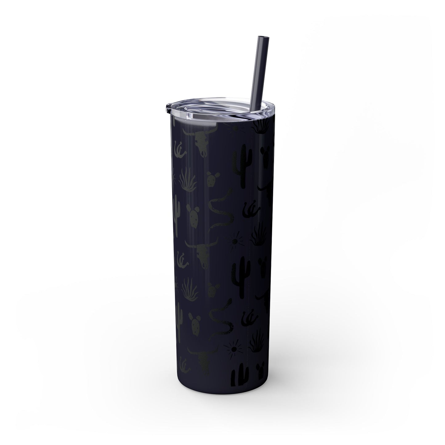 Desert Icon - Skinny Tumbler with Straw, 20oz