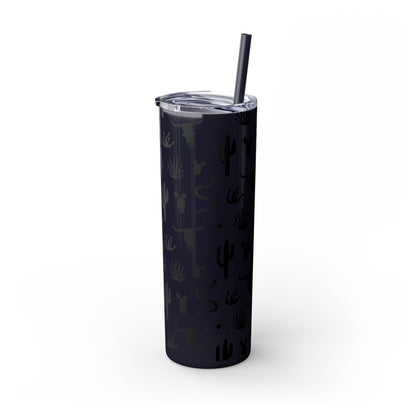 Desert Icon - Skinny Tumbler with Straw, 20oz