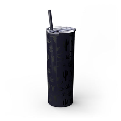 Desert Icon - Skinny Tumbler with Straw, 20oz