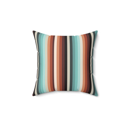 Doubletake Soft Desert Stripe Giant Aztec Reversible Pillow