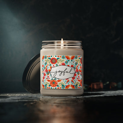 Joyful - Scented Soy Candle, 9oz