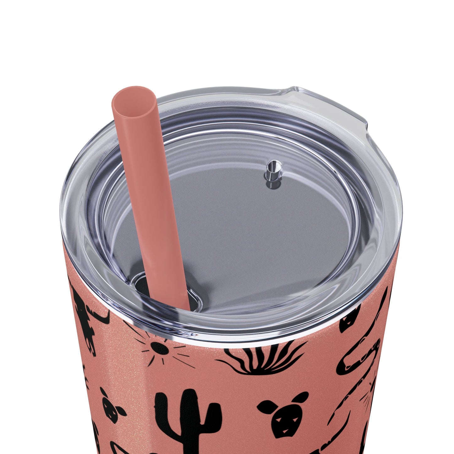 Desert Icon - Skinny Tumbler with Straw, 20oz