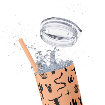 Desert Icon - Skinny Tumbler with Straw, 20oz