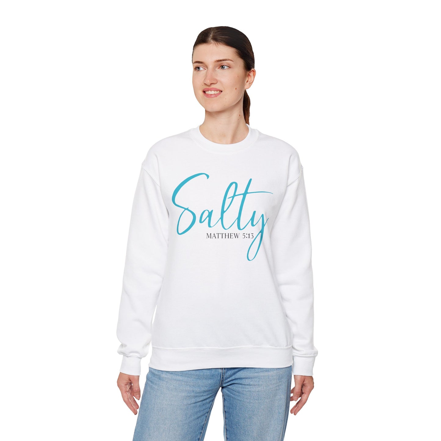 Salty Matthew 5:13 Verse - Christian - Unisex NuBlend® Crewneck Sweatshirt