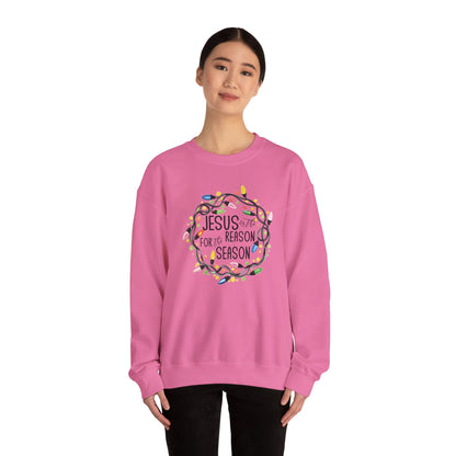 Jesus is the Reason for the Season - Christian - Unisex NuBlend® Crewneck Sweatshirt