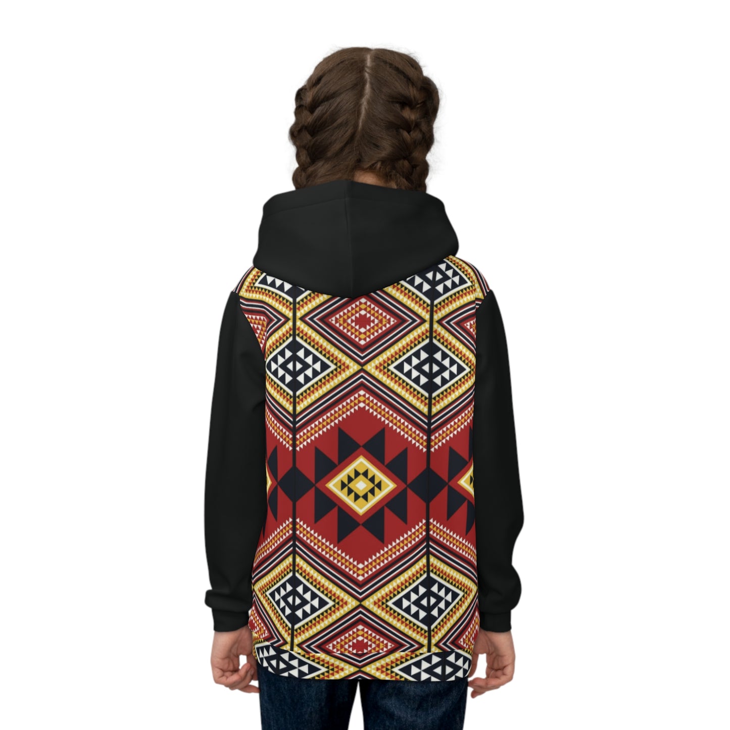 Aztec Color Block Hoodie - Kids Sizes