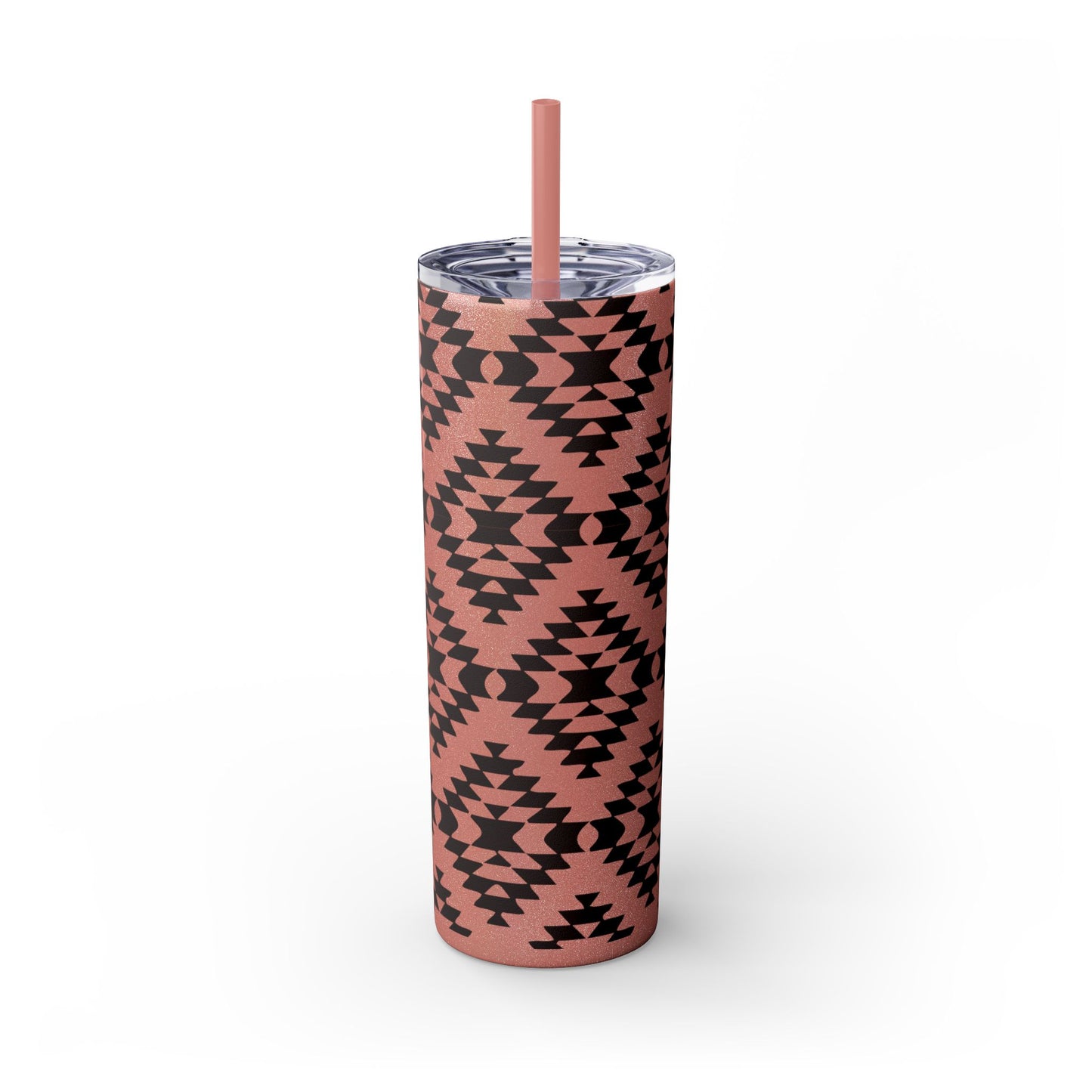 Aztec Icon - Skinny Tumbler with Straw, 20oz