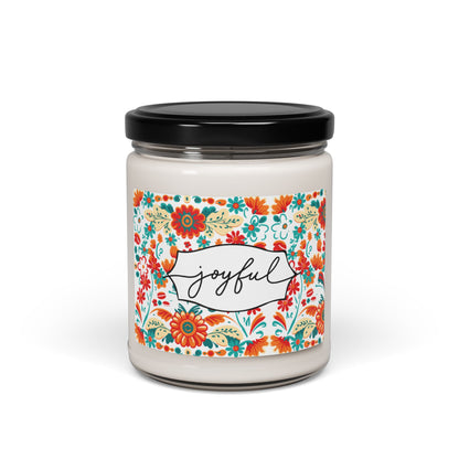 Joyful - Scented Soy Candle, 9oz