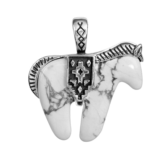 Pony Pendant - American West Jewelry Sterling Silver Women's Pendant Horse Design