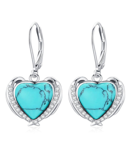 Variety of Styles: Genuine Turquoise and Sterling Silver Earrings and Necklaces