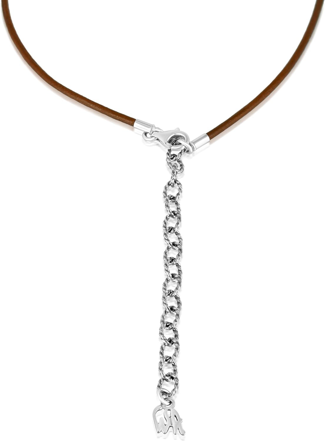 American West Jewelry Southwestern Stallion Necklace-Features Sterling Silver Pendant with 17 Inch Brown Leather Cord