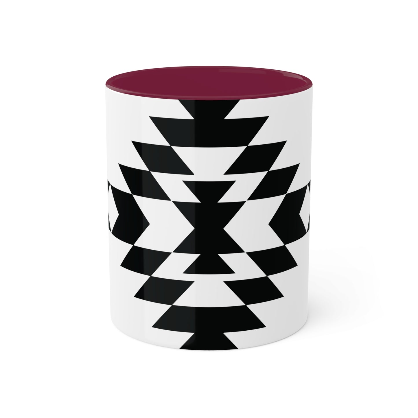 Bold Aztec Graphic Icon Colorful Ceramic Coffee Mugs, 11oz