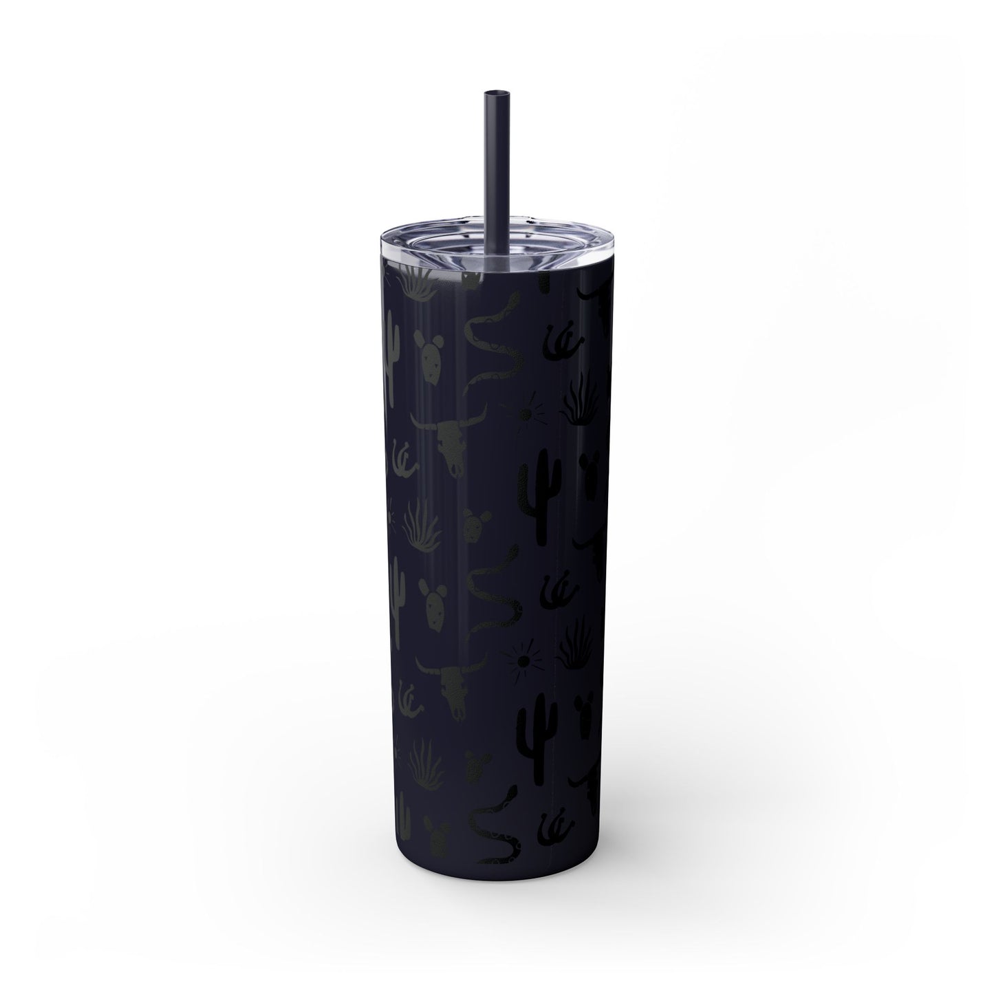 Desert Icon - Skinny Tumbler with Straw, 20oz