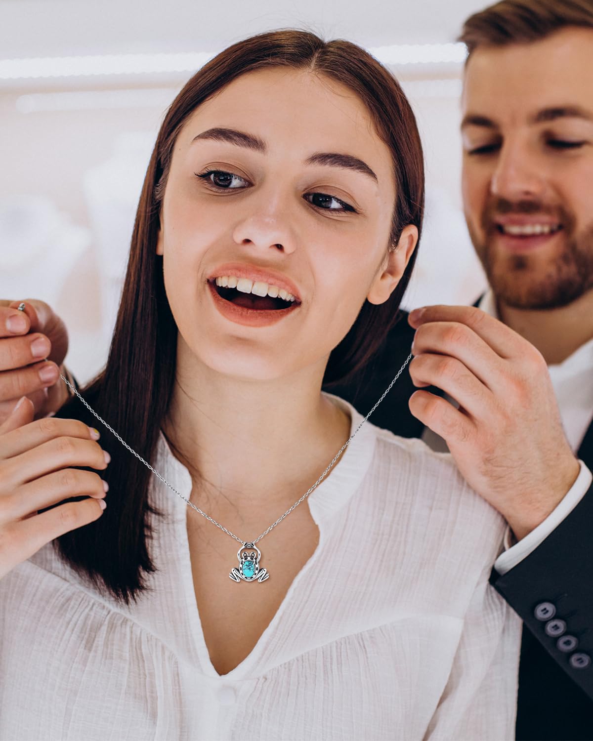 Variety of Styles: Genuine Turquoise and Sterling Silver Earrings and Necklaces