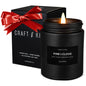 Craft & Kin Premium Smokey Fireside | Long Lasting with 45 Hour Burn Time - 7.6oz