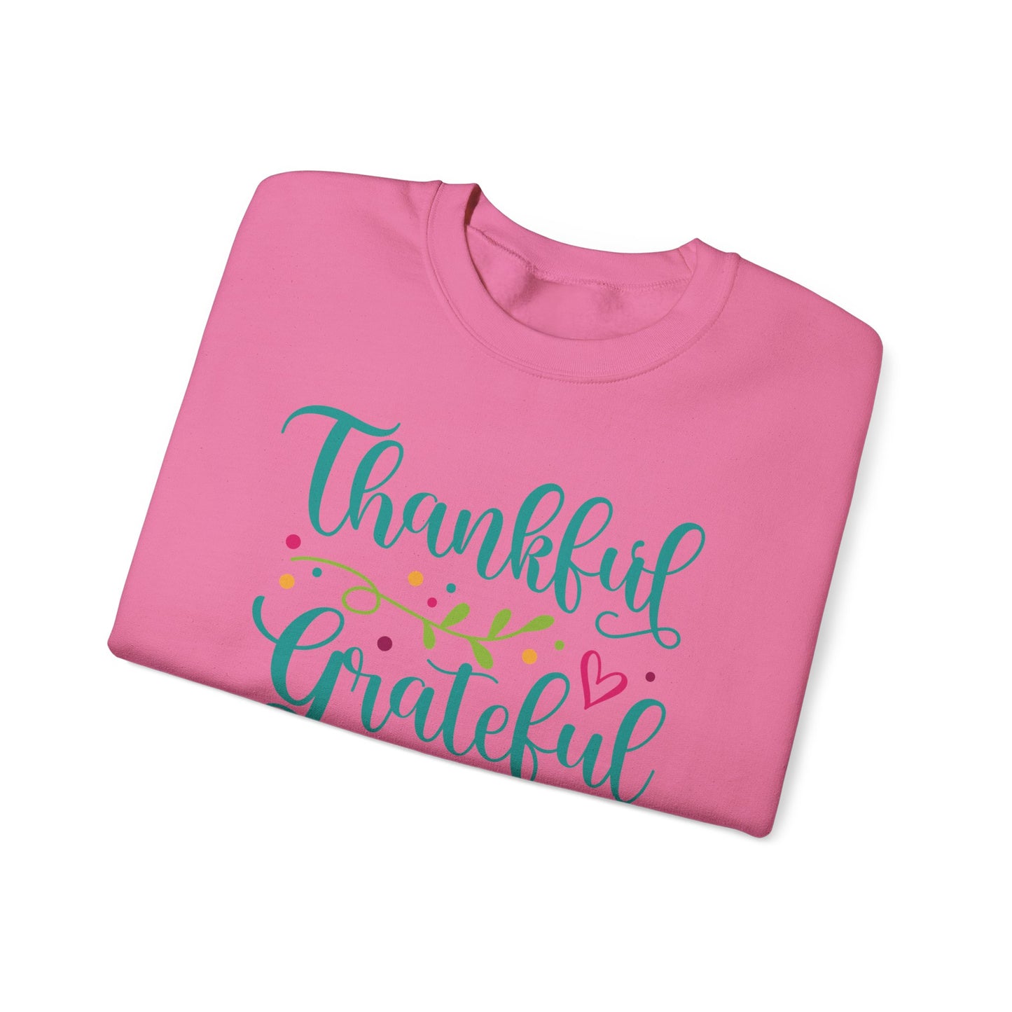 Thankful Grateful Blessed - Christian - Unisex NuBlend® Crewneck Sweatshirt