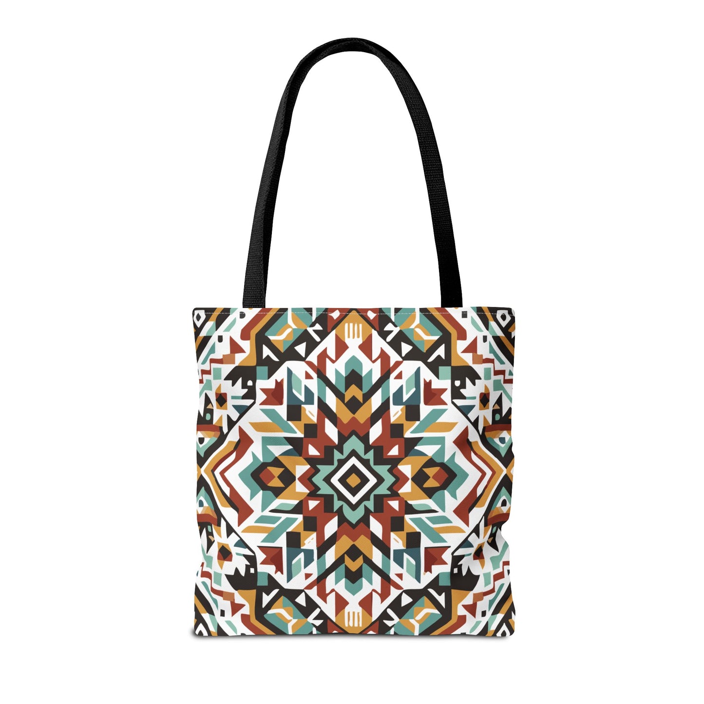 Southwestern Starburst Earth Tone Colors Tote Bag (AOP) Accessory