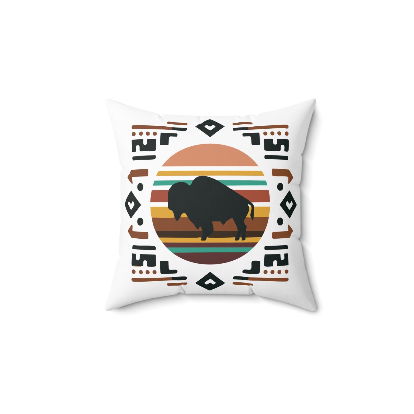 Doubletake Buffalo Stripe Reversible Pillow